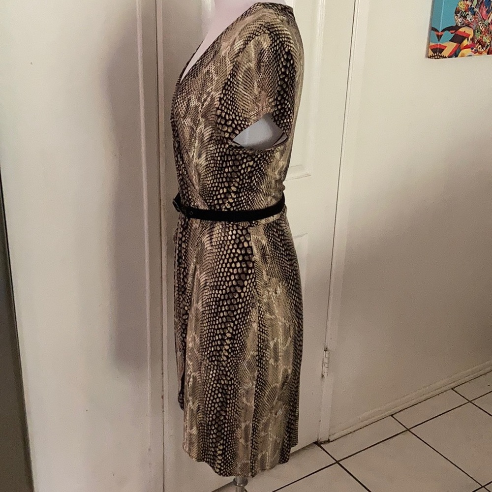 Express Snakeskin Print Dress - Picture 4 of 8